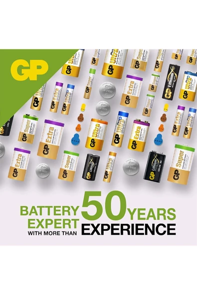 GP Batteries GP Süper Alkalin AAAA Boy İncenin İncesi Kalem Pil 1,5 Volt 2'Li Kart - 4