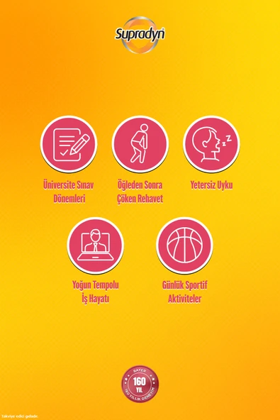 Supradyn Energy Boost 15 Efervesan Tablet l Kafein, Guarana, Multivitamin ve Mineral - Resim 7