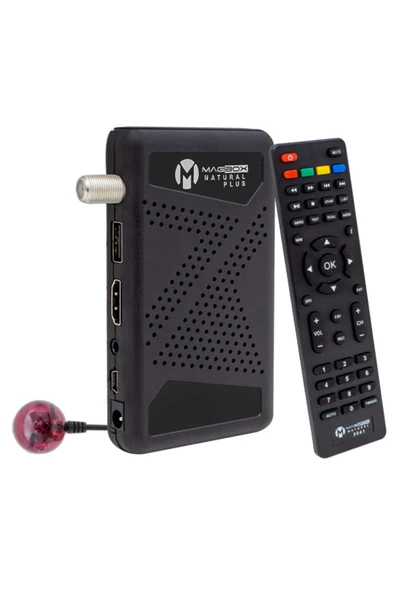 MAGBOX Natural Plus Full Hd + Usb Mini Hd Uydu Alıcısı Tkgsli + Youtubelu (3041) Yeni ürün görseli 1