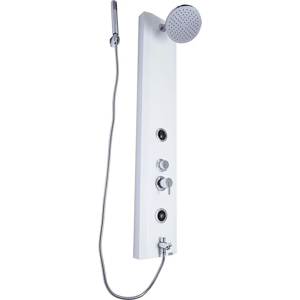 Store A45814 Masajlı Duş Sistemi, 140X25 Cm, Beyaz