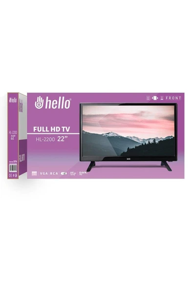 Hello Hl-2200 22'' Full Hd Led Tv Monitör 220v-12volt - 5