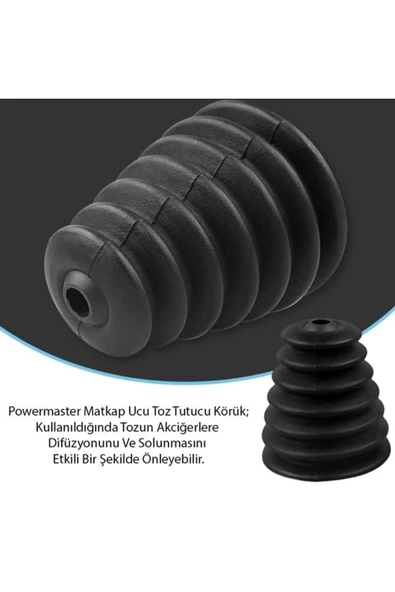 Powermaster PM-20809 Matkap Ucu Toz Tutucu Körük Siyah - Resim 5