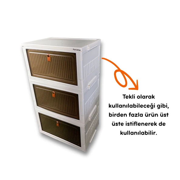 Plastik Tek Kapaklı Saklama Kutusu - 3