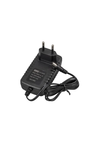 Powermaster Weko 24 Volt 1 Amper 24 Watt Plastik Kasa Priz Tipi Adaptör (5.5x2.5 Uçlu) - Resim 3