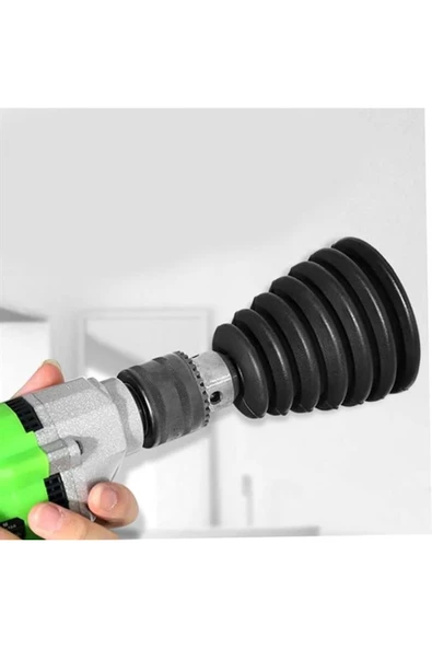 Powermaster PM-20809 Matkap Ucu Toz Tutucu Körük Siyah - Resim 4