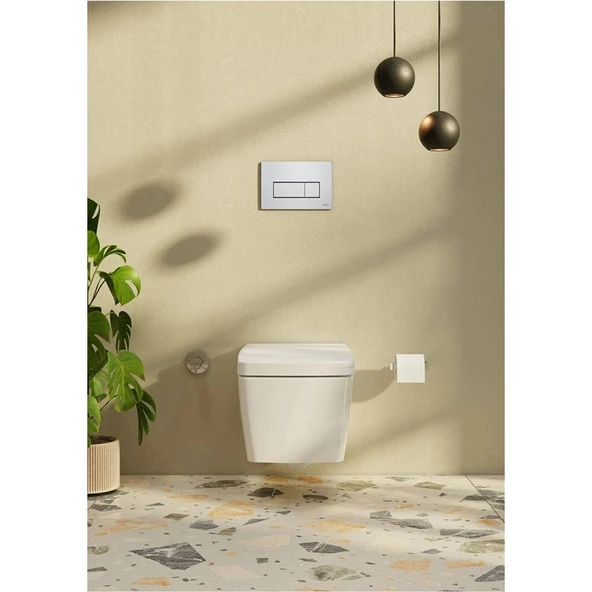 VitrA Metropole 7672B003-0559 Rim-Ex Asma Klozet, Vitra Metropole Soft Klozet Kapağı 90-003-009 - 4