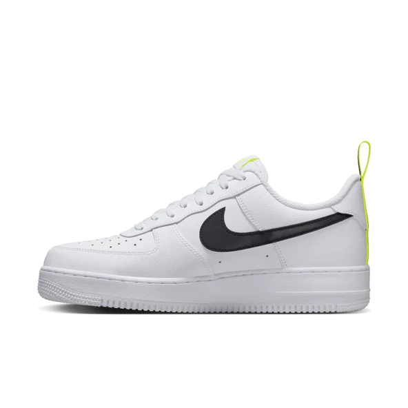 Nike Air Force 1 '07 Erkek Beyaz Spor Ayakkabı   DZ4510-100 - Resim 4