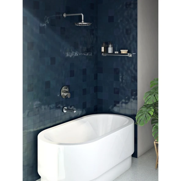 Artema Root Round A42694 Ankastre Termostatik Banyo Bataryası, Sıva Üstü Grubu, Krom - 3