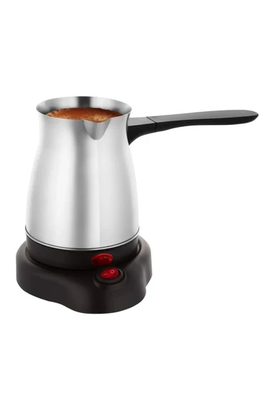 Crown CRW-7104 600W 6 Fincan Elektrikli Türk Kahve Makinesi Paslanmaz Çelik Inox Cezve AC220V