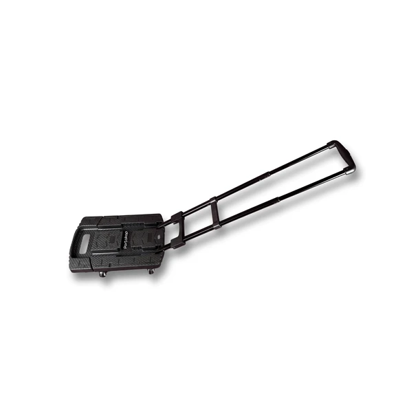 200 kg Taşıma Kapasiteli, Siyah Katlanır Taşıma Arabası - 3