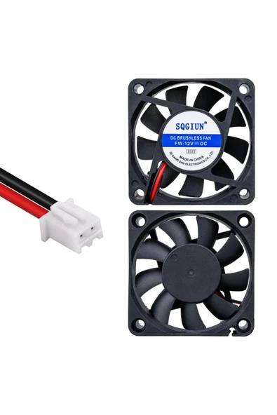 Powermaster IC-216 Fırçasız DC Fan 60X60X15mm 12 Volt 2 Pin ürün görseli