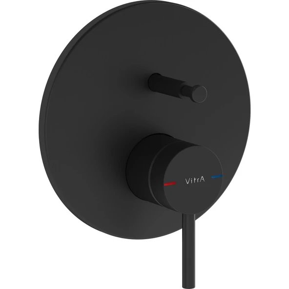 VitrA Origin A4262036 Ankastre Banyo Bataryası, Sıva Üstü, Mat Siyah