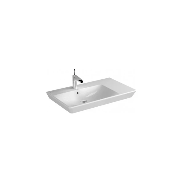 VitrA 4453B003-0973 T4 Lavabo 80CM Asimetrik Lavabo