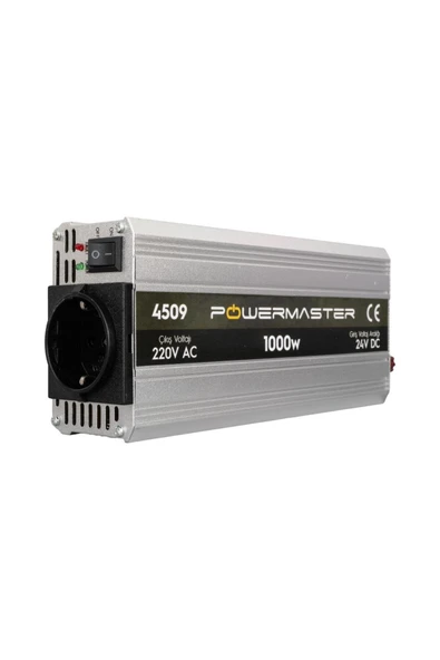 Powermaster PM-4509 24 Volt - 1000 Watt Modifiye Sinüs İnverter ürün görseli