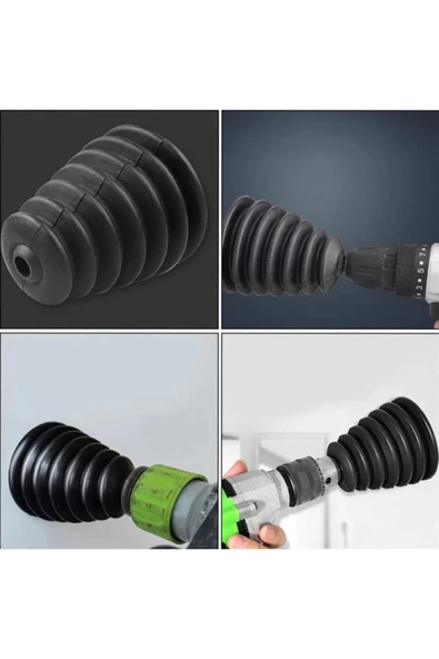 Powermaster PM-20809 Matkap Ucu Toz Tutucu Körük Siyah - Resim 2