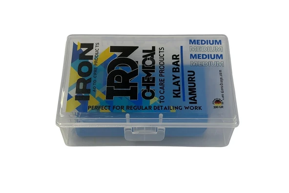 IRON Chemical Clay Bar-Kil – Araç Yüzeyi Temizliği İçin Orta Sertlikte Kil Hamuru | 200 GR - 3