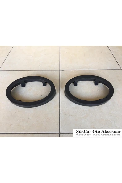 Universal 6x9 Üniversal Oval Hoparlör Yükseltici Hoparlör Kasnağı 2 Adet (00) - 2