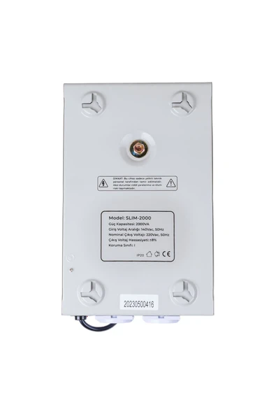 Powermaster SLIM-2000 OTOMATİK 2000 WATT KOMBİ VOLTAJ REGÜLATÖRÜ - 3