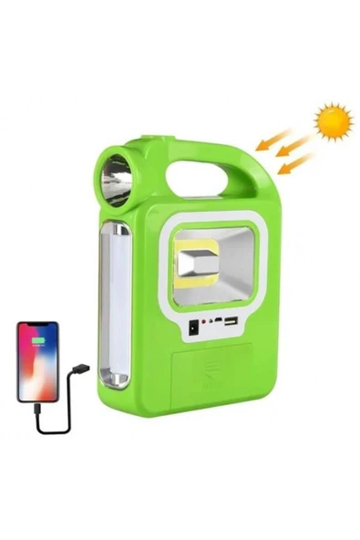Powermaster Hb-6399B Solar Tamirci Balıkçı Çalışma Lambası Uzatma Ampul Dahil (Powerbank Özellikli) - 2