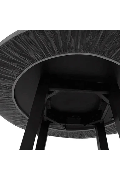 SUNUP Sn-24899 Pvc Şeffaf Yuvarlak Masa Örtüsü Su Geçirmez Alez Etkinlik Örtüsü 10 Adet 120cm - 3