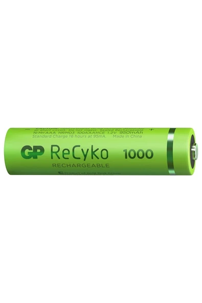 GP Batteries Gp Recyko 1000 Aaa Ni-mh Şarj Edilebilir Ince Kalem Pil 4 2'li Ambalaj - 3