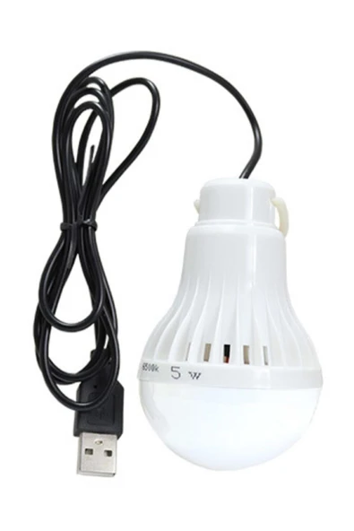 Powermaster 5 Watt 6 Volt Usb Kablolu 1 Metre Led Ampul Beyaz - 3
