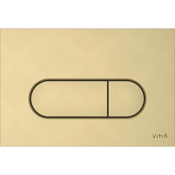 VitrA Root Round 740-2225 Kumanda Paneli, Fırçalı Altın