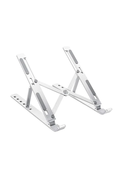 YolTech Aleminyum Gri Renk Katlanabilir Ayarlı Laptop Macbook Notebook Tablet Standı ürün görseli