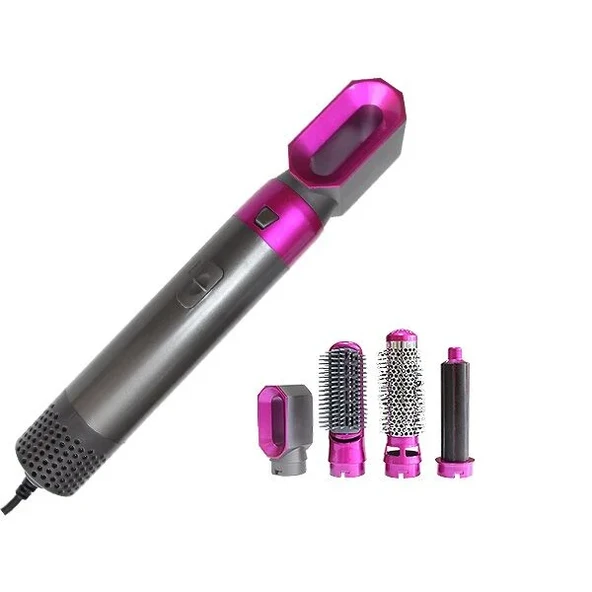 5’i 1 Arada Sıcak Hava Şekillendirici WA-699  Fön, Bukle, Dalga ve Hacim Veren Saç Şekillendirme Seti - 2