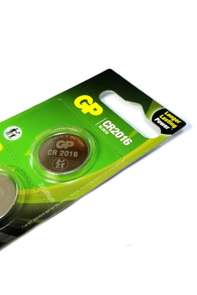 GP Batteries Gp Cr2016 3v Lityum Akıllı Kumanda Saat Oyuncak Oto Düğme Kumanda Pili Para Pil 5li Kart - Resim 2
