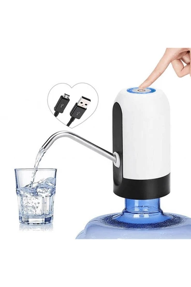 Crown CRW-1006 USB Şarjlı Otomatik Sebil Damacana Su Pompası