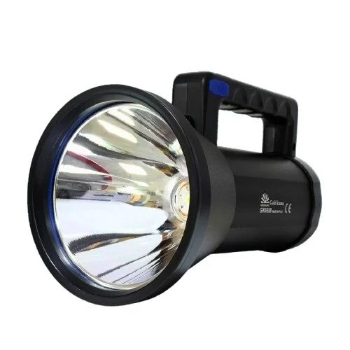 Gk-6698 10W Led Profesyonel Ultra Güçlü Uzun Menzilli LED Işıklı Şarlı El Feneri Projektör ürün görseli