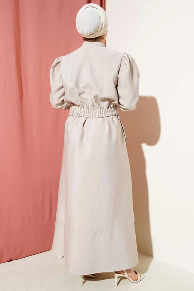 V Alerli Ceketli Jile İkili Takım Taş - Resim 3