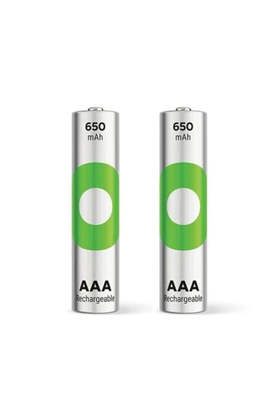 GP Recyko 650 Mah R03 Aaa Şarjli 2li Ince Kalem Pil 65aaahcer21-2tlb2 (rhch63e041 - 2