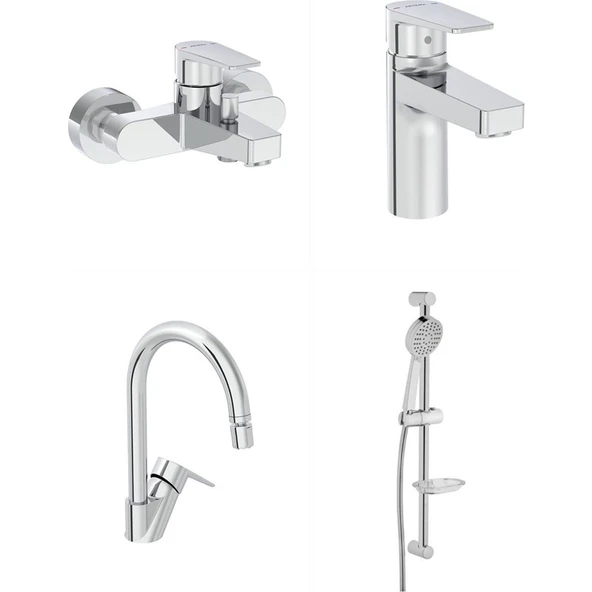 Artema Flow Square Batarya Seti ve Duş Seti