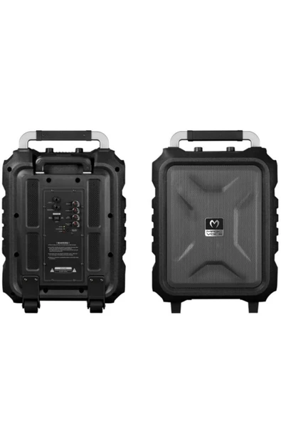 MagicVoice Mv-2015 Usb-sd-bt 1 El - 1 Yaka Mikrofonlu Taşınabilir Seyyar Amfi - 5