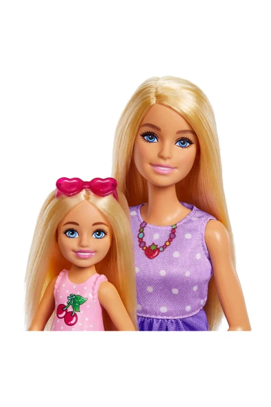 Barbie Malibu ve Chelsea Kıyafetleri ve Aksesuarları, 9 aksesuar ile piknik temalı oyun seti JBF43 - 5