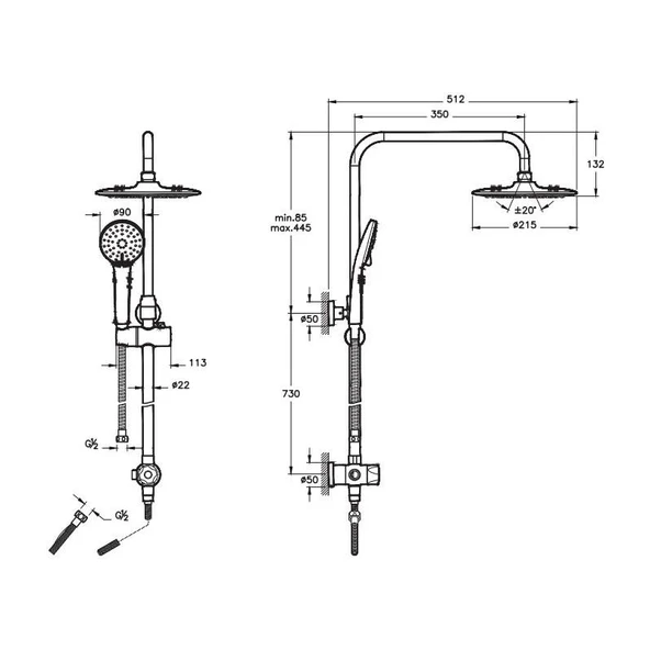 Artema 3c Duş Kolunu - A45786 - 2