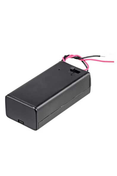 Powermaster Kapaklı Açma/kapama Anahtarlı 9 Volt Pil Yuvası (IC-233D) - Resim 5
