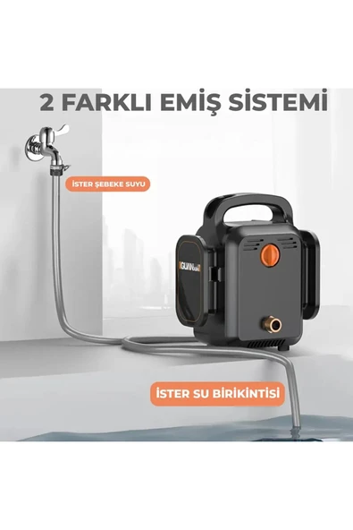 Powermaster PM-24688 Pratik Yüksek Basınçlı Araç Yıkama Makinesi - 3