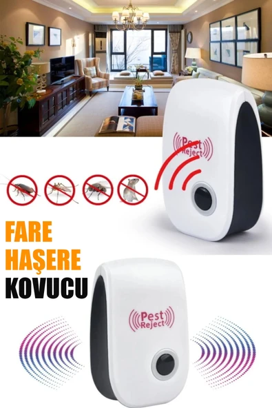 qualityworld Pest Reject Ultrasonik Fare Haşere Ve Böcek Kovucu Cihaz Elektirikli Sivrisinek Kovucu Xlf101 - Resim 2