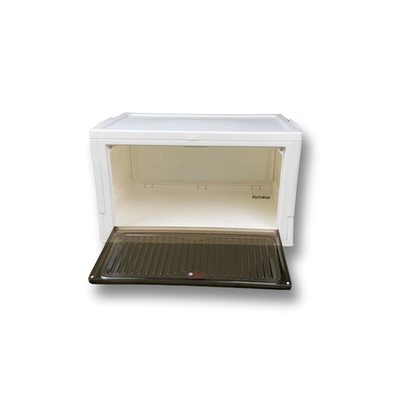 Plastik Katlanır Tek Kapaklı Saklama Kutusu