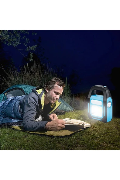 GARRA Solar Işıldak Fener Güneş Enerjili Ve Usb Şarj Lamba Kamp Güç Kaynağı - Resim 2