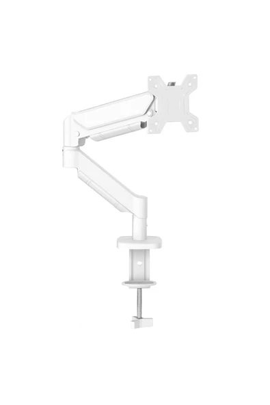 Powermaster PM-252 13-32'' Amortisörlü Stand Tek Kol LCD-LED Gaming Monitör Tutucu Beyaz Stand Askı - 3