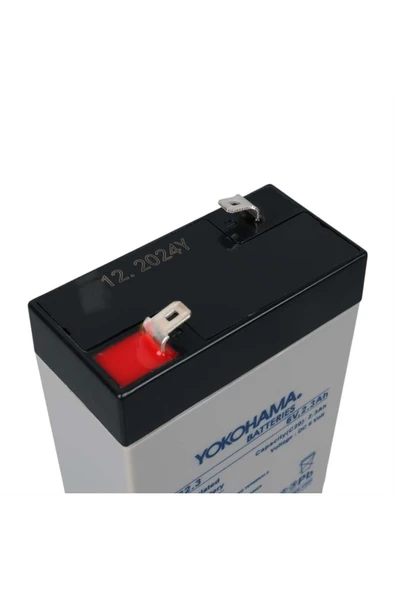 Yokohama Batteries Yokohama YH-62.3 6 Volt - 2.3 Amper Akü (90x43x38 mm) - 4