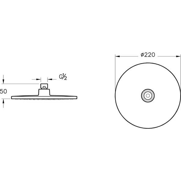 Artema Rain L A45708STA Duş Başlığı, Krom - 3