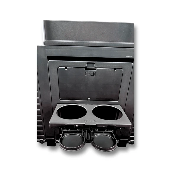 Ultra Geniş, 8 Tekerlekli, 85 Lt Siyah Katlanır Alışveriş Arabası - Merdiven Çıkan - 2