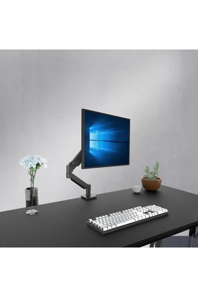 YolTech POWERMASTER PM-252 13-32'' AMORTİSÖRLÜ STAND TEK KOL LCD-LED MONİTÖR TUTUCU STAND ASKI APARATI - 2