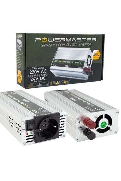 Powermaster 24 Volt-220 Volt 1000 Watt Inverter - Resim 3