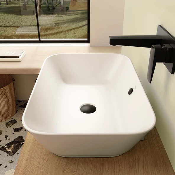 VitrA Geo 7425B003-0016 Dikdörtgen Çanak Lavabo - 5